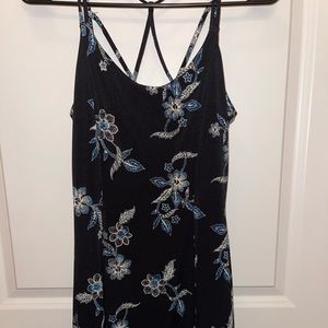 Crisscross back skater dress